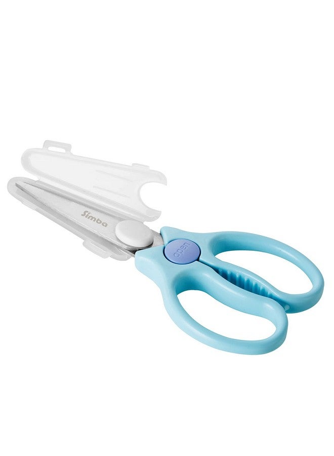 Simba Premium Portable Safety Food Scissors (Blue) - Image 1