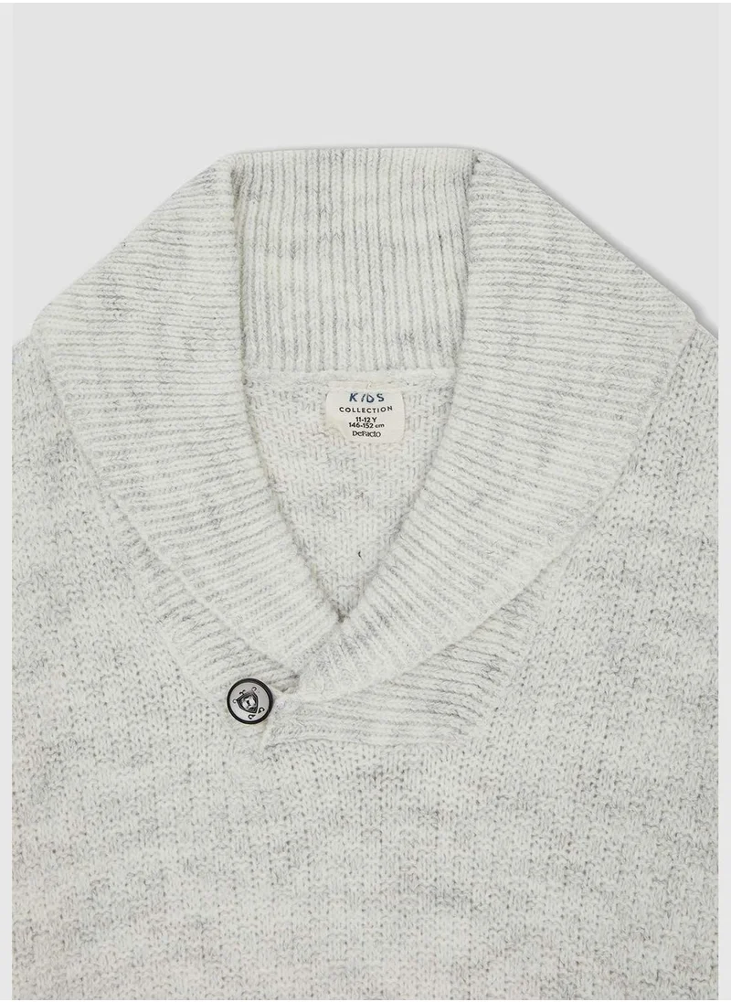 DeFacto Regular Fit Long Sleeve Knit Jumper