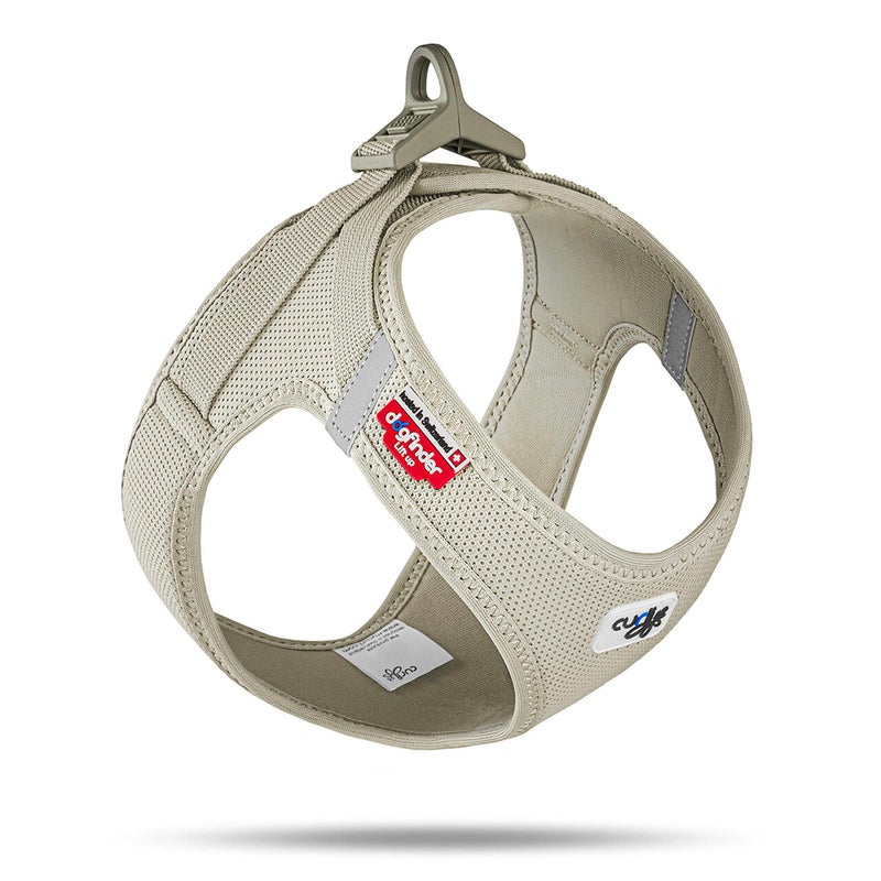 Curli Vest Harness curli Clasp Air-Mesh Light-Tan XS - Image 4