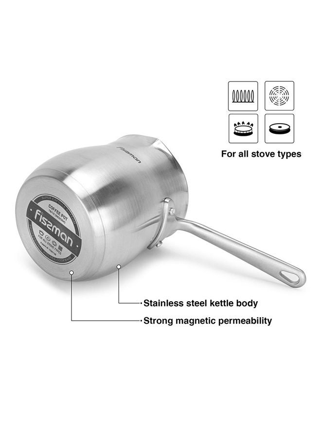 Fissman وعاء قهوة 530 مل مع قاعدة حثية من الفولاذ المقاوم للصدأ - Image 3