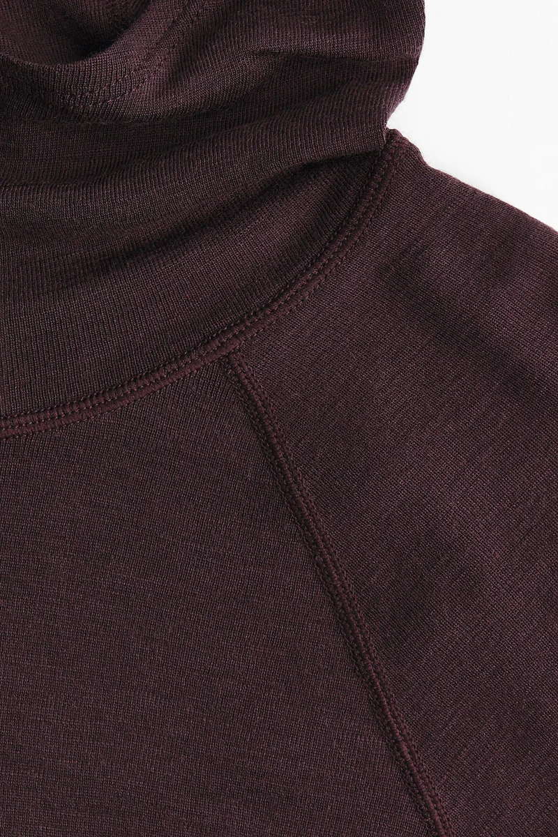 H&M Wool hooded sports top