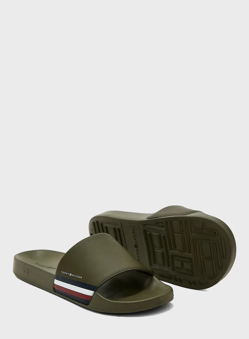 TOMMY HILFIGER Logo Print Flip Flop