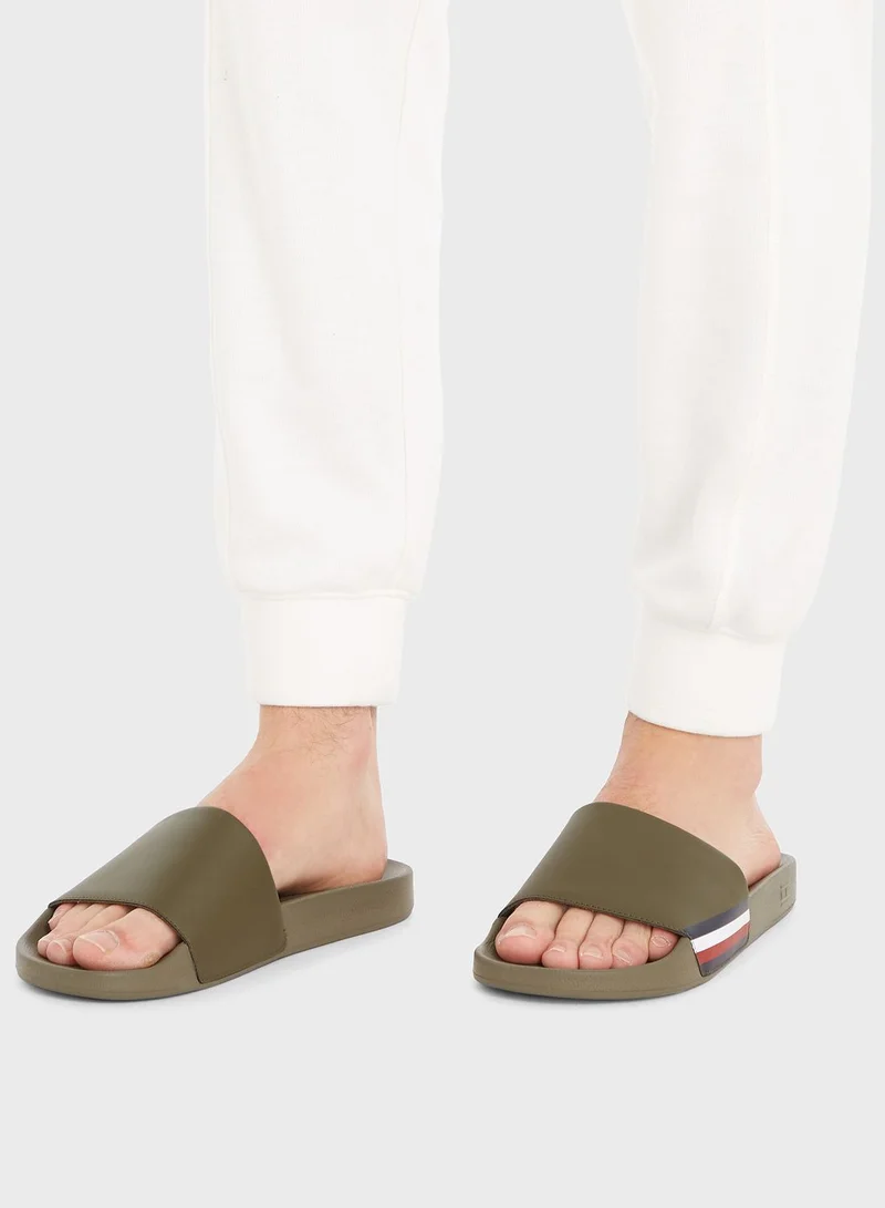 TOMMY HILFIGER Logo Print Flip Flop