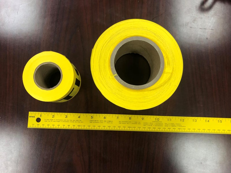 Swanson Tool Co. , Inc Swanson Tool Co., Inc Swanson Tool Co BT30CAU2 3 inch by 300 Foot 2 MIL Non-Detectable Barricade Safety Tape"Caution" Yellow with Black Print - Image 3