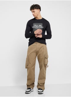 Seventy Five Basics Graphic Long Sleeve T-Shirt  - Image 4