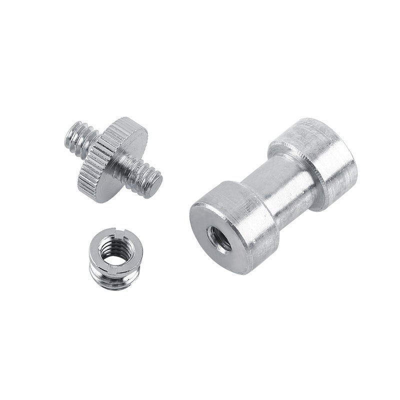 5 قطع محول موصلة لوصلة البراغي بخيط 1/4" إلى 3/8" لمنشط فلاش الكاميرا DSLR - Image 4