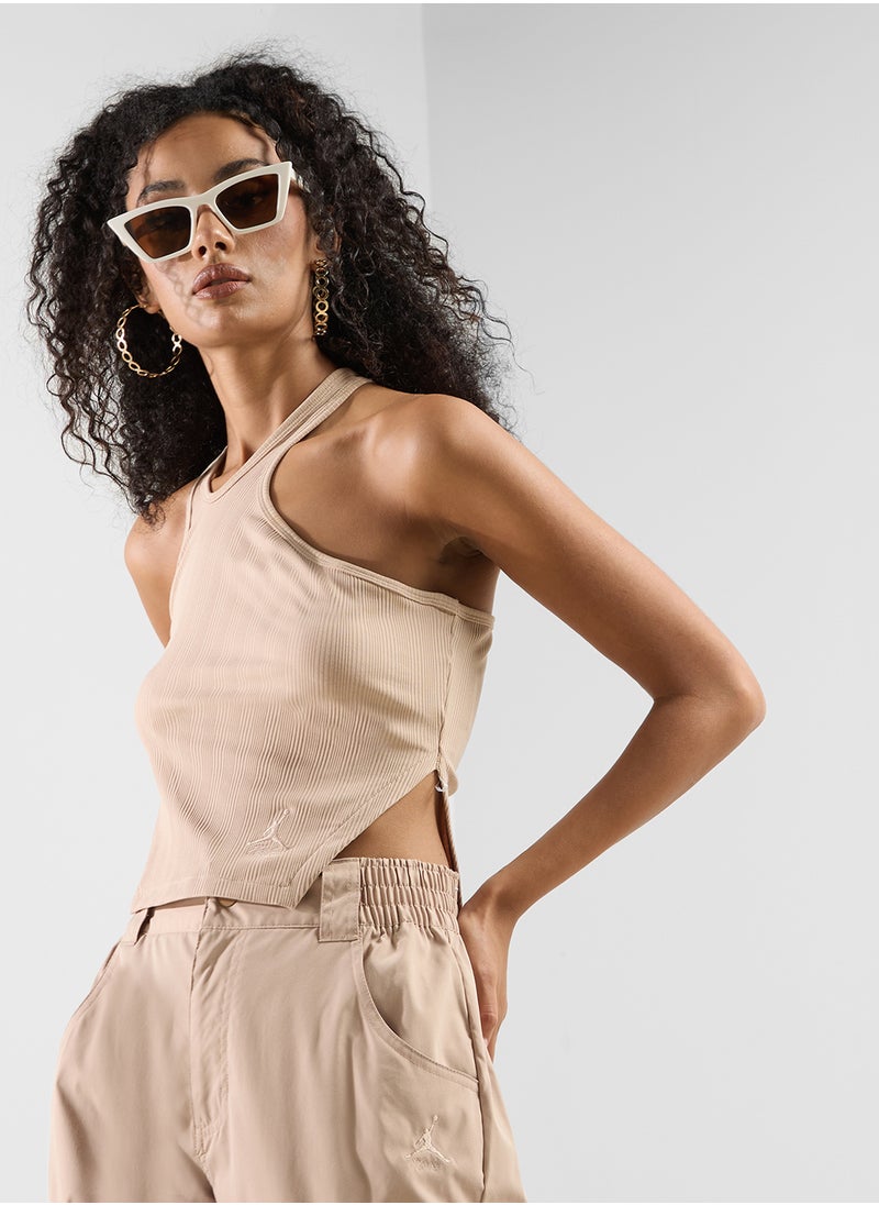Jordan Jordan Asymmetric Ribbed Tank  - Image 1