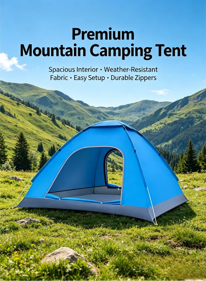 Instant Pop Up Lightweight Camping Tent, Outdoor Easy Set Up Automatic Family Travel Tent,Portable Backpacking Ultralight Waterproof Windproof Anti-UV Sun Shelter Tent ﻿ - Image 1