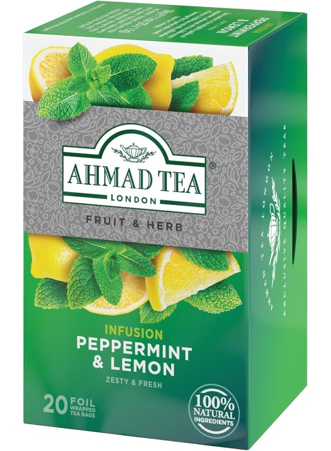 Ahmad Tea Peppermint & Lemon Infusion - Image 3
