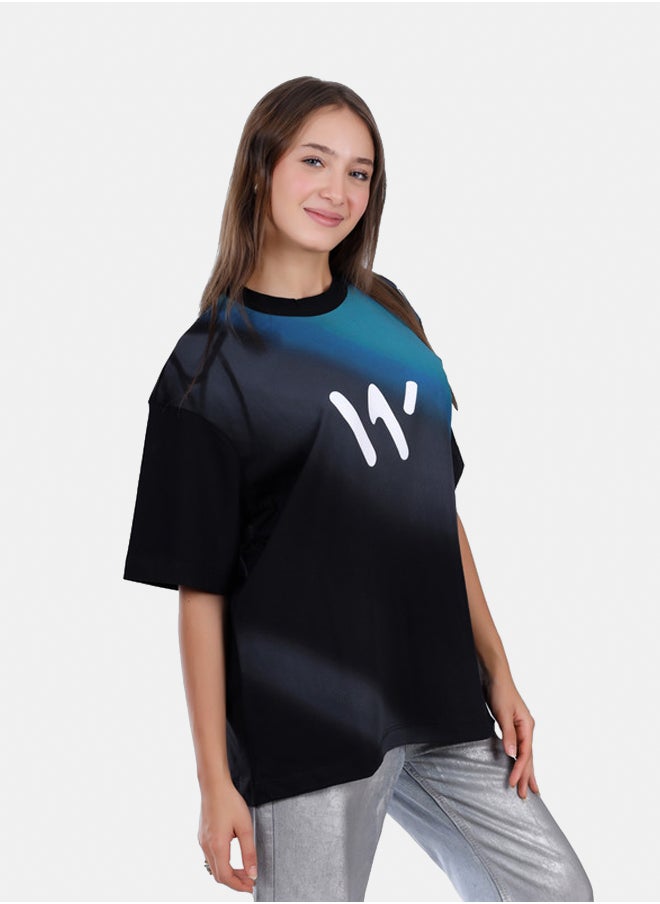 WHITE RABBIT - Slip On Oversized Cotton T-Shirt - Image 1