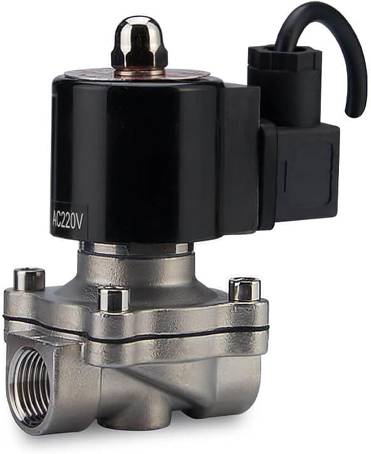 DN10 صمام مغناطيسي من الفولاذ المقاوم للصدأ مقاوم للماء تحت الماء مغلق عادة للنافورة البركة AC220V DC12V - Image 2