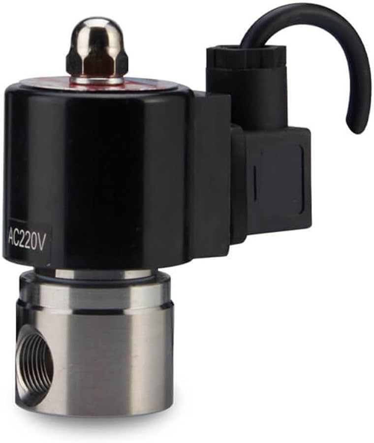 DN10 صمام مغناطيسي من الفولاذ المقاوم للصدأ مقاوم للماء تحت الماء مغلق عادة للنافورة البركة AC220V DC12V - Image 3