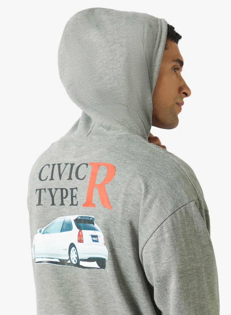 Seventy Five  Graphic Pullover Hoodie for Men | Best Price UAE