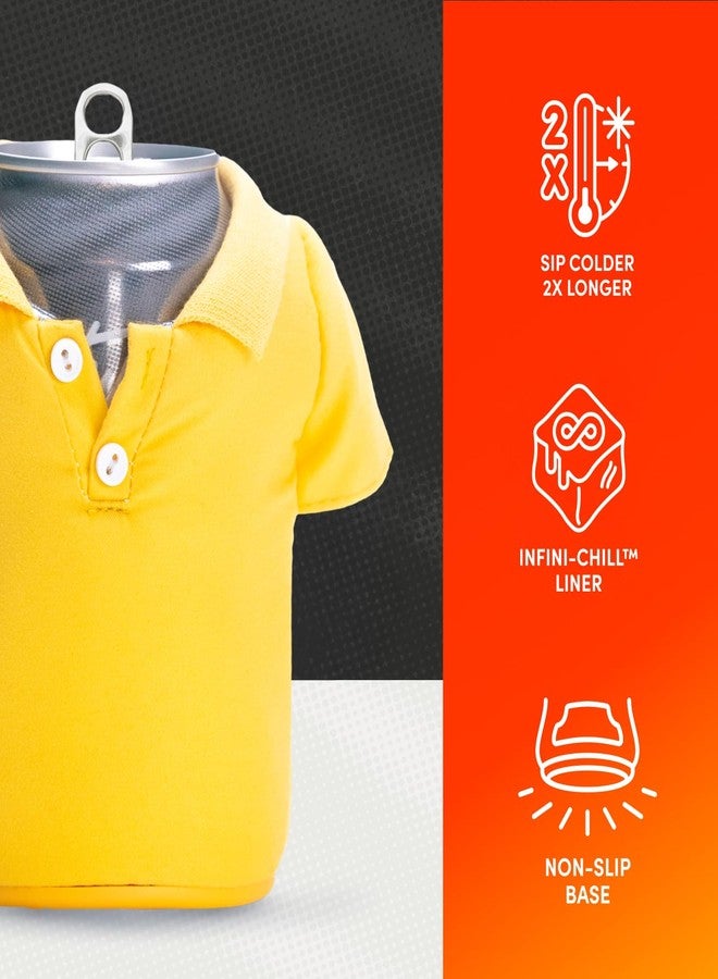 Puffin - The Polo - Insulated Can Cooler I Beer Bottle & Soda Can Insulator, Keep Drinks and Beverages Cold, Fits Tall Cans and Bottles (Creamsicle) - Image 4