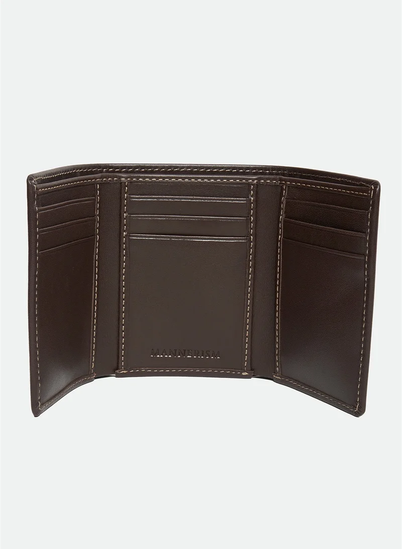 MANNERISM  The Heirloom Leather Gift Set – Belt & Wallet · Mahogany-Dark Brown for Men | Best Price UAE