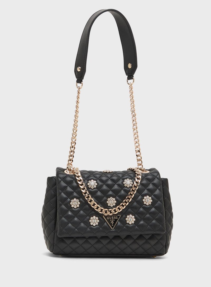 GUESS Everlee Convertible Crossbody Flap - Image 1