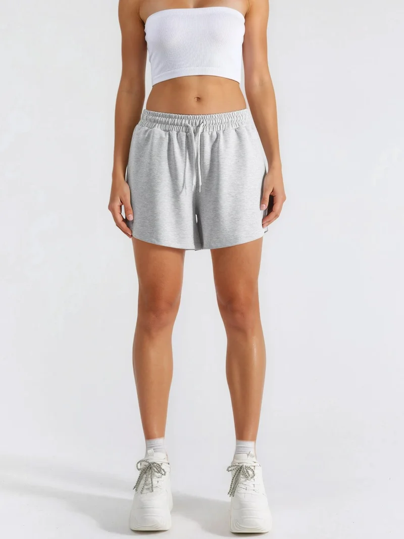 بوسيم BUSEM Elastic Waist Modal Shorts with Pockets