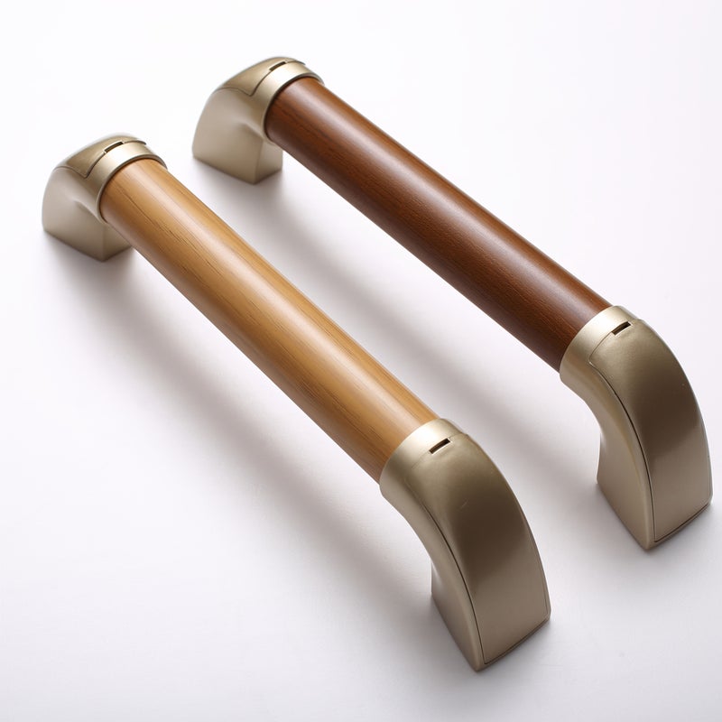 Bathroom Safety Grab Bar Walnut 11.81inch Non Slip Toilet Handle For Elderly And Disabled Durable Aluminum Alloy Accessibility Aid With Elegant Design Sturdy Construction - Image 4