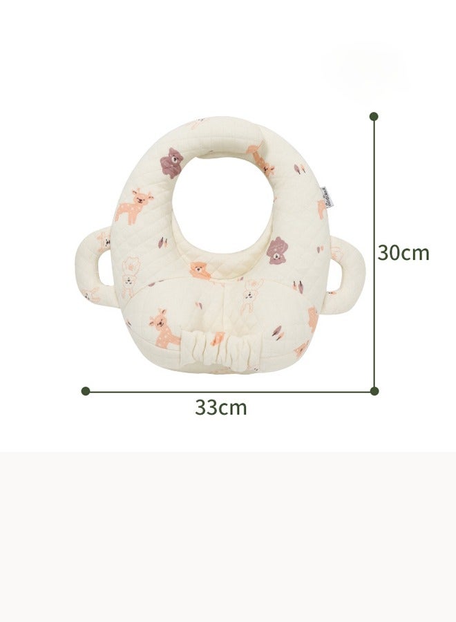 آيسيورا وسائد رضاعة الأطفال وسادة رضاعة حديثي الولادة وسادة دعم زجاجة الرضاعة وسائد رضاعة الأطفال رضاعة ذاتية للرضع وسادة رضاعة ذاتية الخدمة وسادة مانعة لبصق الحليب للأطفال أريحي يديكِ - Image 2