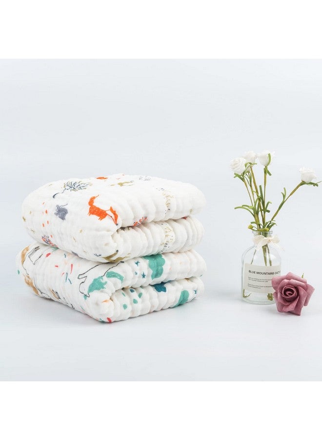 بيبي جول مناشف حمام بيبي جول للأطفال، عبوة من قطعتين، مصنوعة من قطن الموسلين بنسبة 100%، بغطاء رأس، مناسبة للأطفال حديثي الولادة والأطفال الصغار والرضع، ماصة ومضادة للحساسية، هدية مثالية للأولاد والبنات، 35 × 35 بوصة، T0607 - Image 1