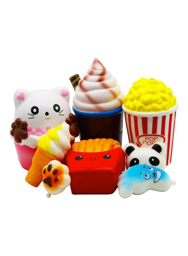 NIBEMINENT 8-Piece Cartoon Squishy Toys - Image 1