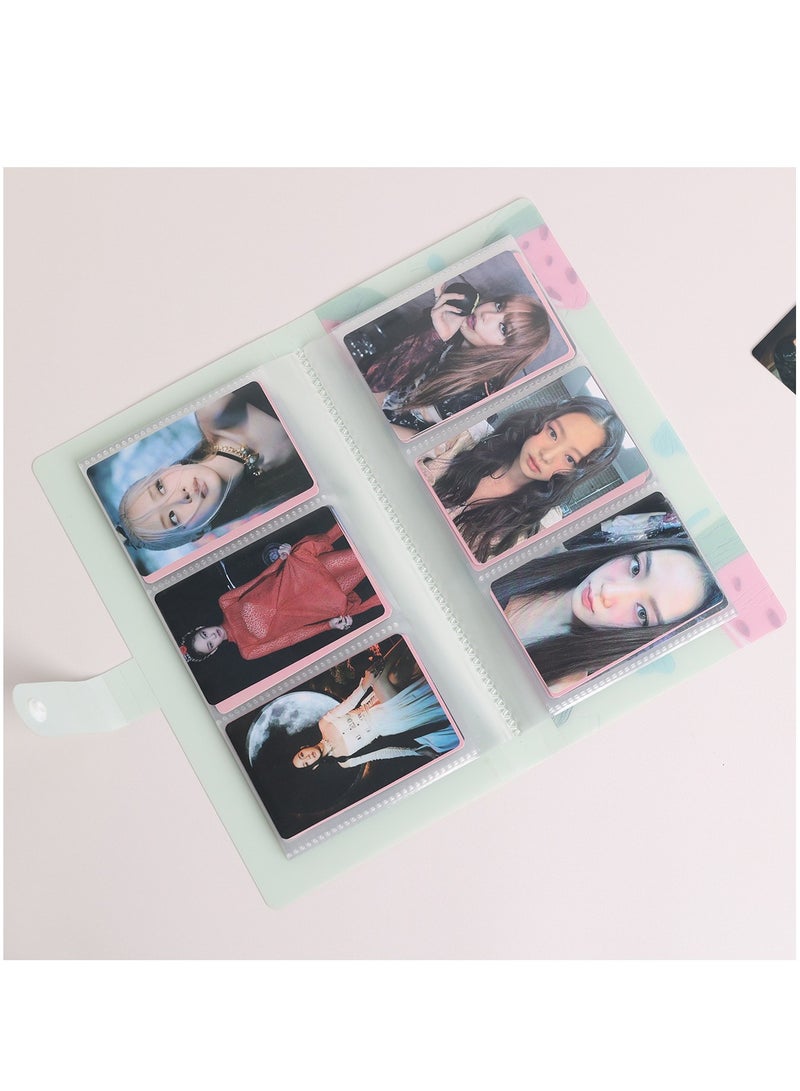 EHOME Photo Card Binder 3-Inch Photo Card Holder Slip Cover with 20-Piece Inner Idol Photo Album Business Card Collection, Holds 120 Cards  - Image 2