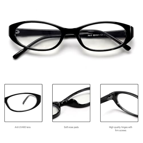 GUVIVI Retro Oval Sunglasses for Women 2026 90s Small Chic Cat Eye Sun Glasses Sunnies Lightweight Shades - Image 4