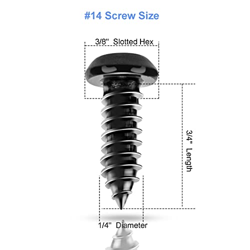 Valardoh 8 Sets Anti-Theft Stainless Steel License Plate Fasteners，Rust Proof and Anti-Rattle License Plate Screws Kits (Anti-Theft) - Image 2
