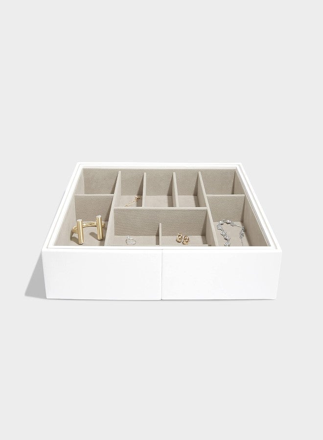 Stackers Drawer Jewellery Organiser Large | Jewellery Storage Organiser Box for Women - White - Image 5