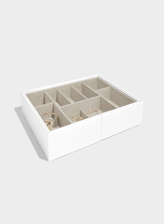 Stackers Drawer Jewellery Organiser Large | Jewellery Storage Organiser Box for Women - White - Image 4