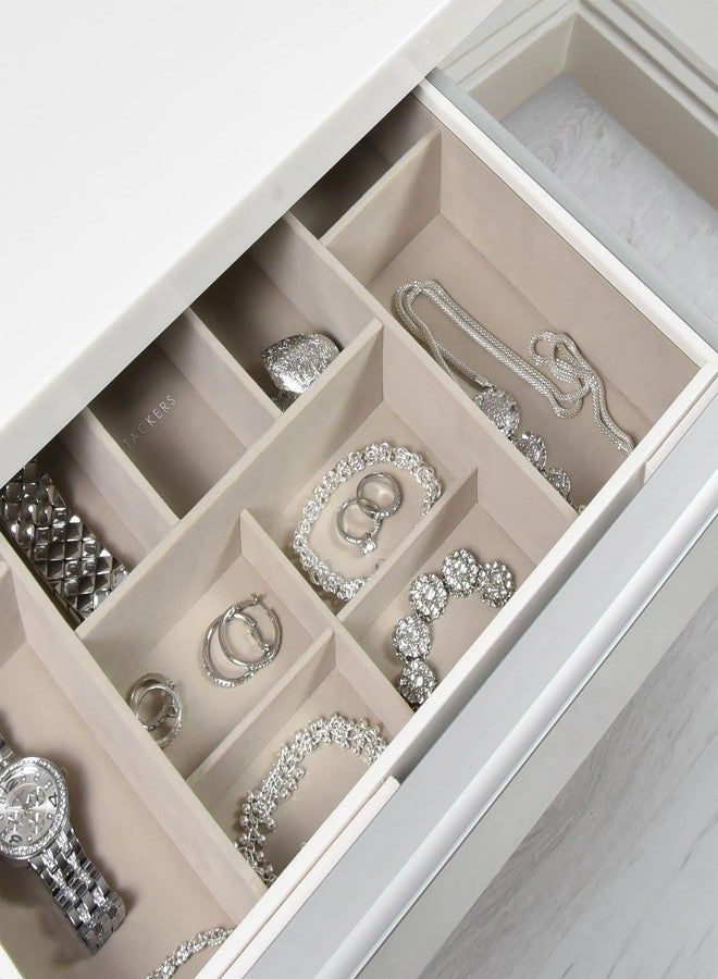 Stackers Drawer Jewellery Organiser Large | Jewellery Storage Organiser Box for Women - White - Image 3