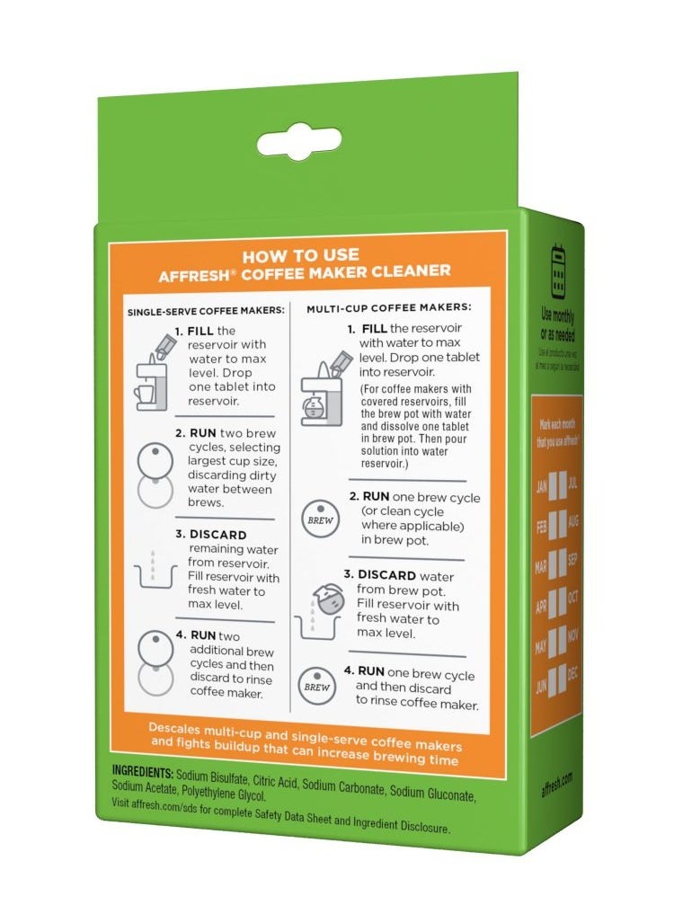 Affresh - Coffee Maker Cleaner 3 Tablets 45 G - Image 1
