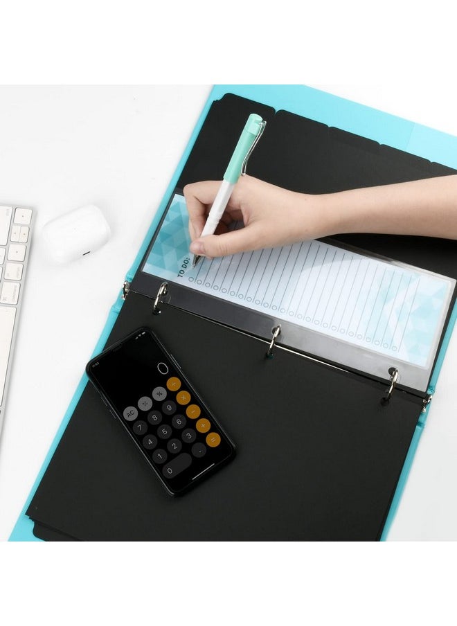 3 Ring Binder Dividers & Bookmark Dividers,Index Dividers Tabs For Binders,Write & Erase Snap-In To-Do List,For College, Adults