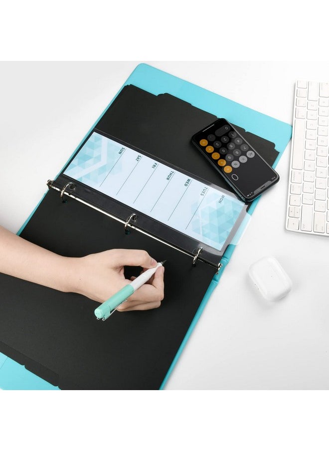 3 Ring Binder Dividers & Bookmark Dividers,Index Dividers Tabs For Binders,Write & Erase Snap-In To-Do List,For College, Adults