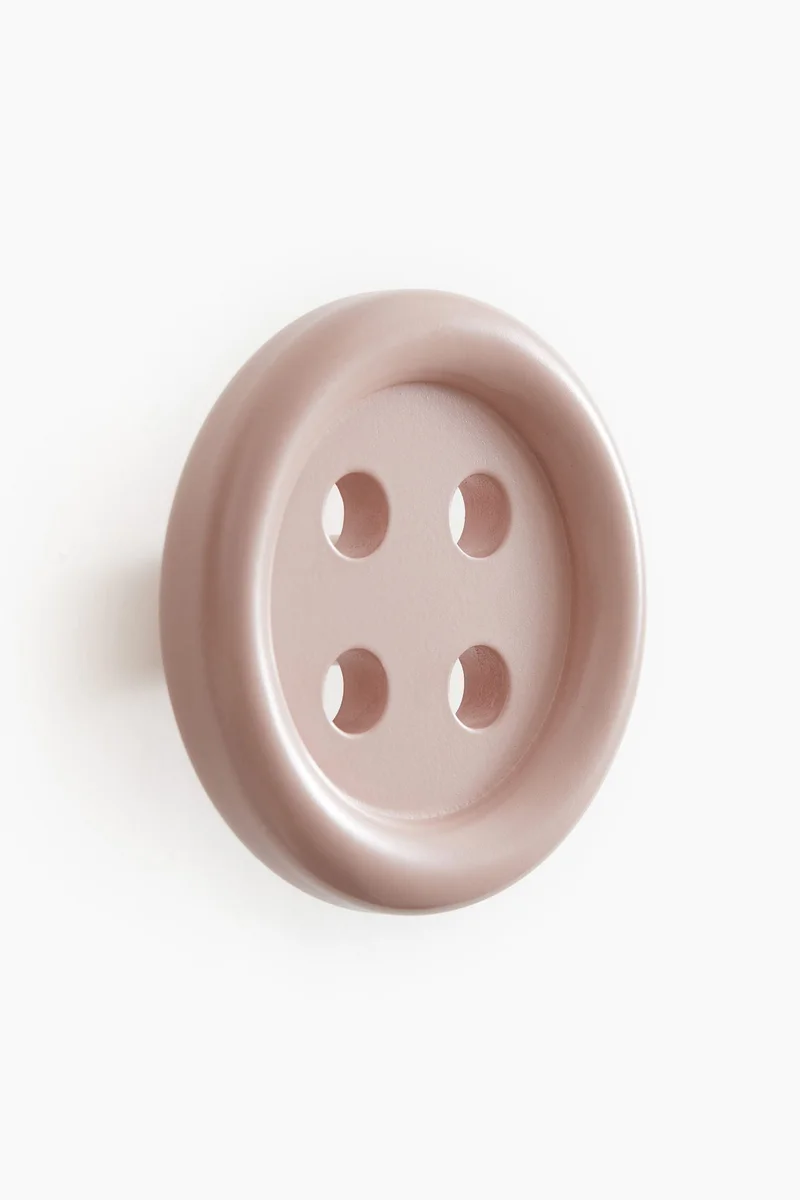 H&M Button-shaped wooden hook