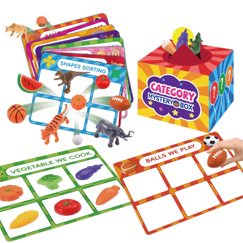 Toyze Montessori Toys for 3 4 5 6 Year Olds Boys Girls 58Piece Fun Sorting Games with Mystery Box Engaging Preschool Learning Speech Therapy Toys Great Birthday for Grandkids - Image 3