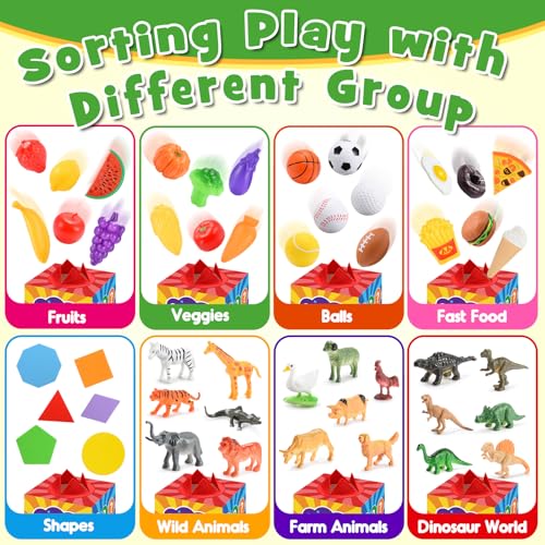 Toyze Montessori Toys for 3 4 5 6 Year Olds Boys Girls 58Piece Fun Sorting Games with Mystery Box Engaging Preschool Learning Speech Therapy Toys Great Birthday for Grandkids - Image 5