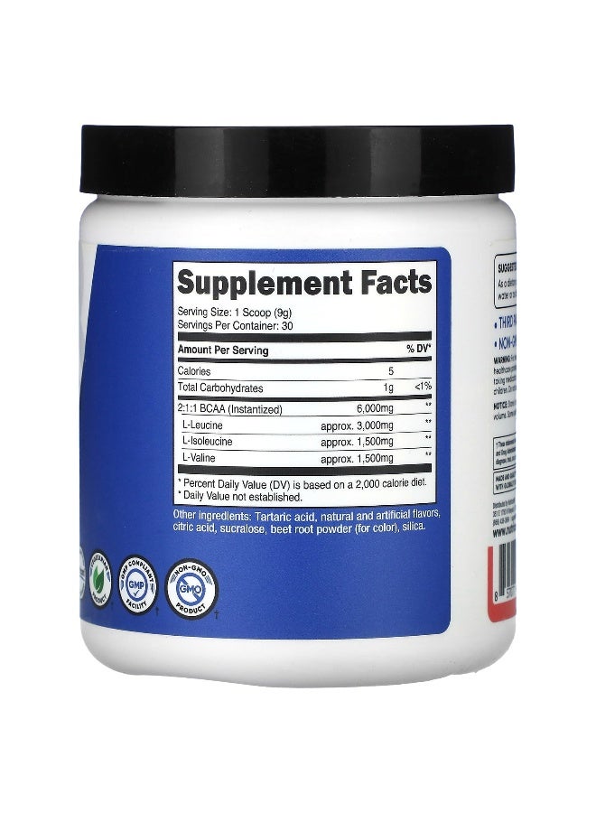 Nutricost, Performance, BCAA, Watermelon, 9.5 oz (270 g) (Packaging may vary) - Image 2