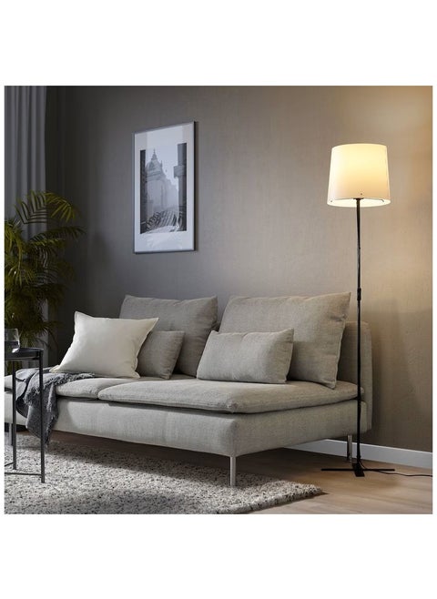 Elegant Floor lamp For Bedroom & Living Room white Black Barlast 150cm