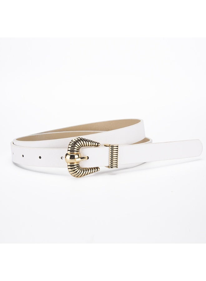 Shougu Ladies Personalized Fashionable High-end Versatile Decorative Belt 106CM 