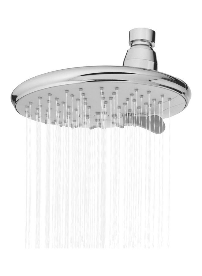 NIBEMINENT Round Shower Head Silver 6inch  - Image 1