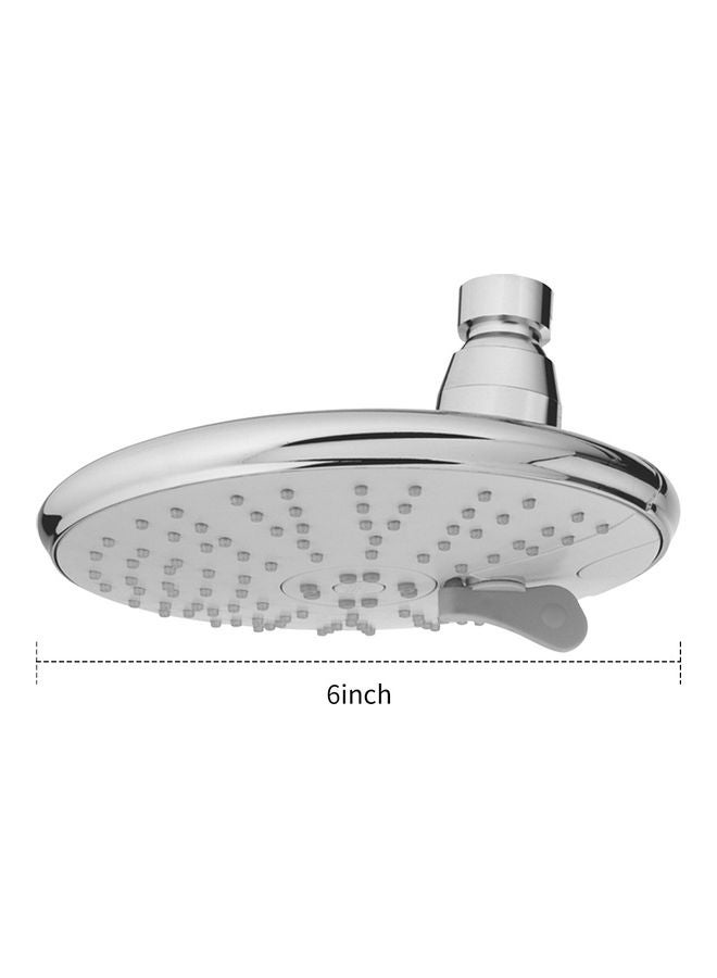 NIBEMINENT Round Shower Head Silver 6inch  - Image 3