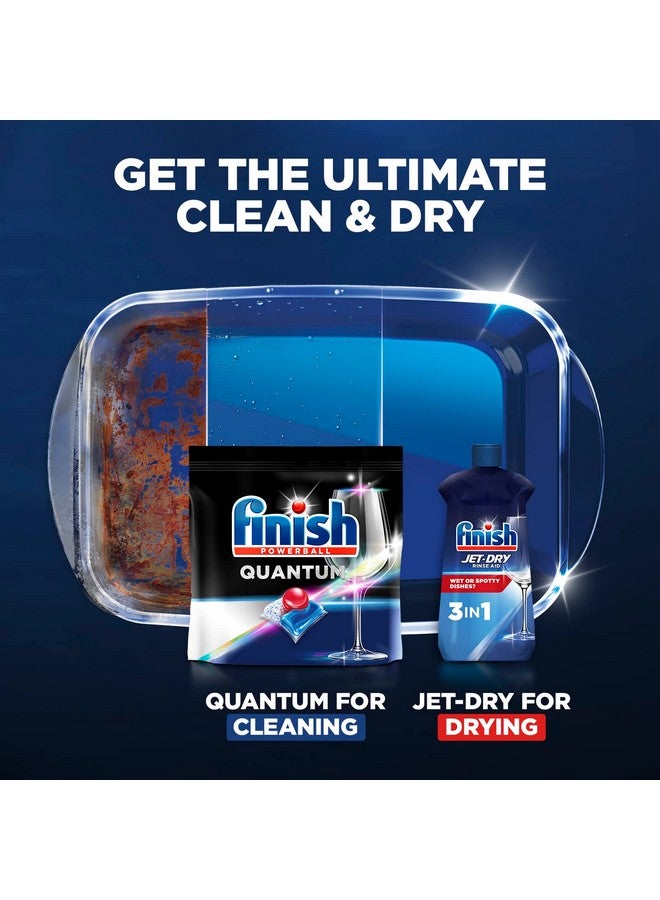 Finish - Quantum with Activblu Technology - 50ct - Dishwasher Detergent - Powerball - Ultimate Clean and Shine - Dishwashing Tablets - Dish Tabs-(Packaging May Vary) - Image 3