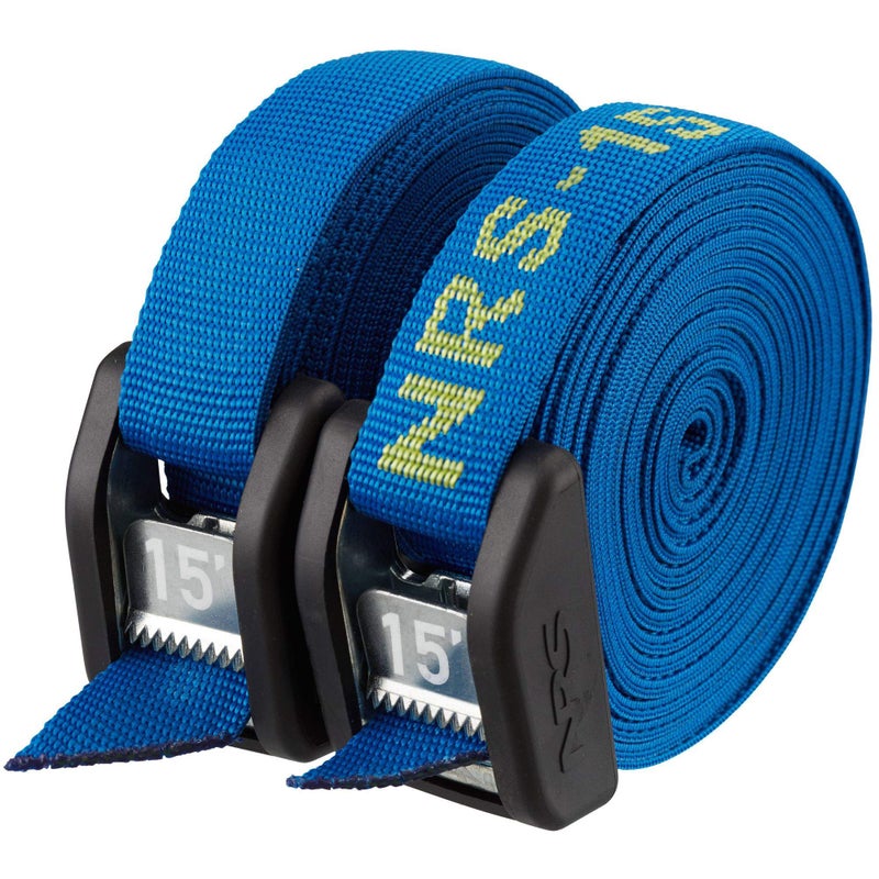 NRS 9' Buckle Bumper Strap Pair Iconic Blue - Image 3