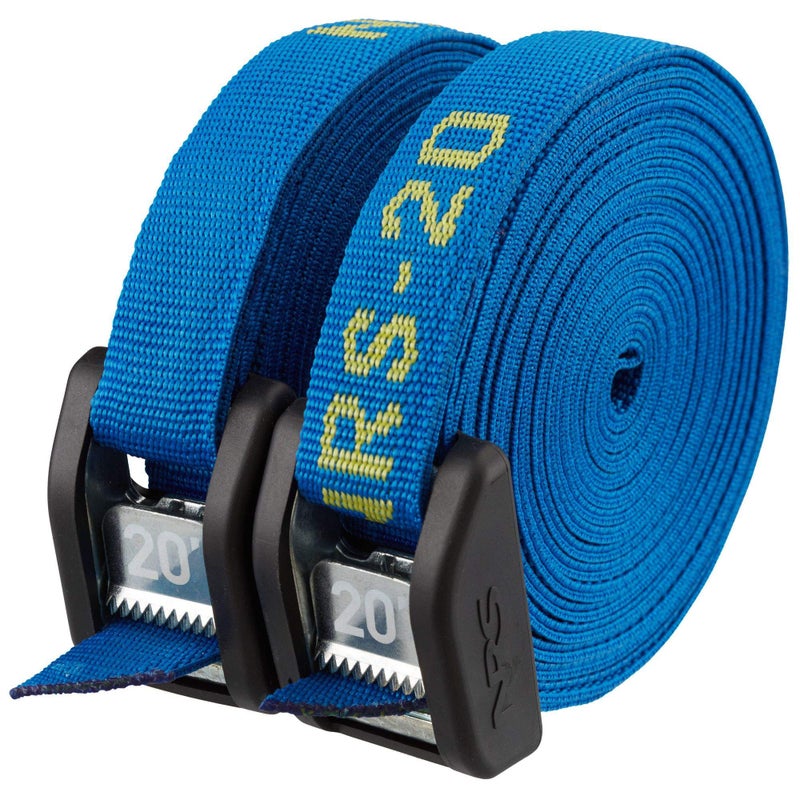 NRS 9' Buckle Bumper Strap Pair Iconic Blue - Image 4