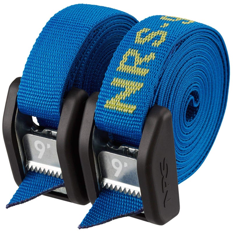 NRS 9' Buckle Bumper Strap Pair Iconic Blue - Image 1