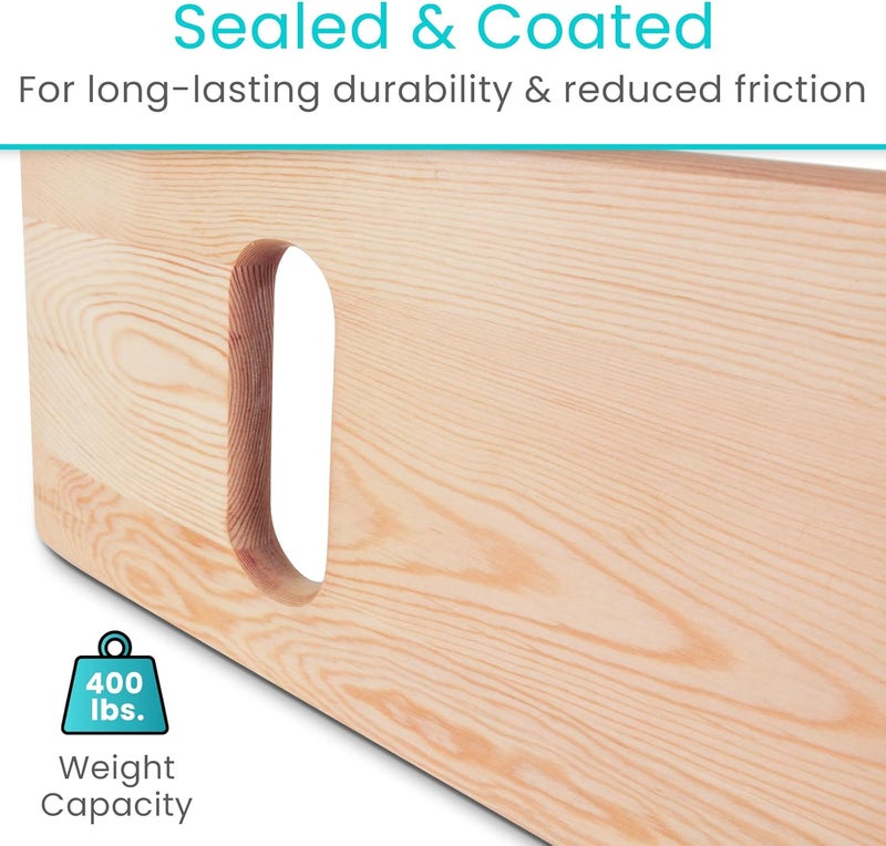 Vive Transfer Board 30 by 8  Patient Slide Assist Device  Transferring from Wheelchair to Bed Toilet Car Bathtub  Heavy Duty Sliding for Elderly Seniors Disabled  Transport Platform - Image 5