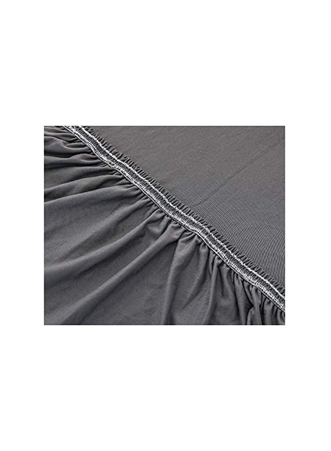 The Bros غطاء أريكة على شكل L، غطاء أريكة مرن ناعم وسميك للأريكة على شكل L، 2 قطعة. غطاء أريكة (لون 4، 3 مقاعد + 2 مقاعد) - Image 4