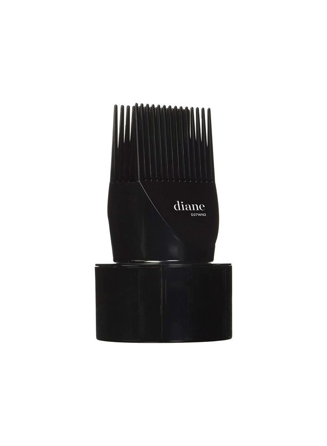 Diane ملحق مشط مجفف الشعر - ملحق مشط مجفف الهواء، يناسب معظم المجففات ذات الأسطوانات 2 بوصة - أسود - D27WN2 - Image 3