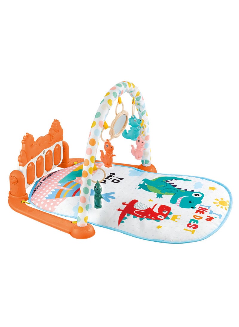 Sharpdo - Baby Gym Play Mat With Pedal Piano Kids' Fitness Mat Soft and Durable Exercise Mat for Children's Workouts and Playtime - Image 1